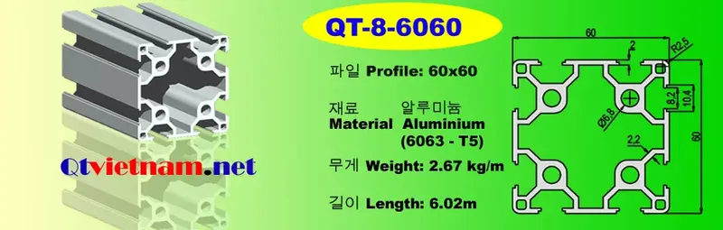 Sản phẩm b13 — Nhà Máy Nhôm QT Việt Nam - Công Ty TNHH Sản Xuất Và Thương Mại QT Việt Nam — MST 0108507395