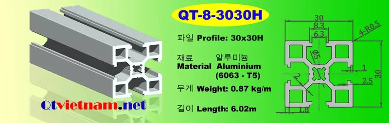 Sản phẩm b6 — Nhà Máy Nhôm QT Việt Nam - Công Ty TNHH Sản Xuất Và Thương Mại QT Việt Nam — MST 0108507395