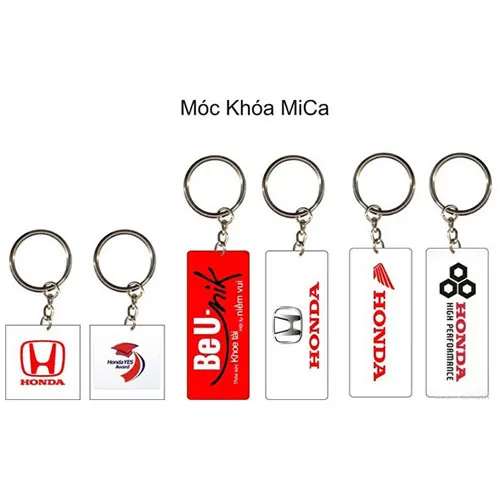 Sản phẩm moc chia khoa mica — Công Ty TNHH SX & TM Santech Việt Nam — MST 0108519577