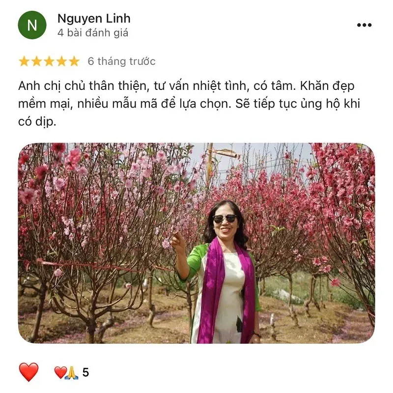 Sản phẩm review google maps sensilk nguyen linh — Công Ty CP Sen Silk Việt Nam — MST 0108531824