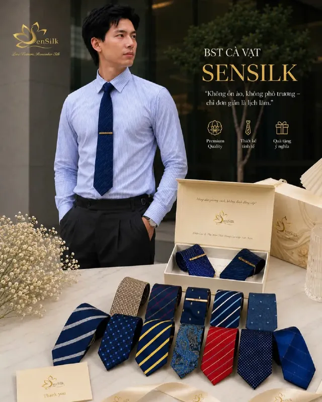 Sản phẩm Ca vat lua cao cap SenSilk — Công Ty CP Sen Silk Việt Nam — MST 0108531824