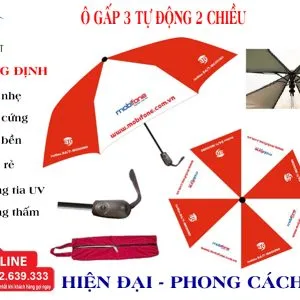 Sản phẩm Ô Cầm tay gập 3 tự động 2 chiều 300x300 — Quà Tặng Thủ Đô - Công Ty TNHH Sản Xuất Và Thương Mại QT Thủ Đô — MST 0108545802