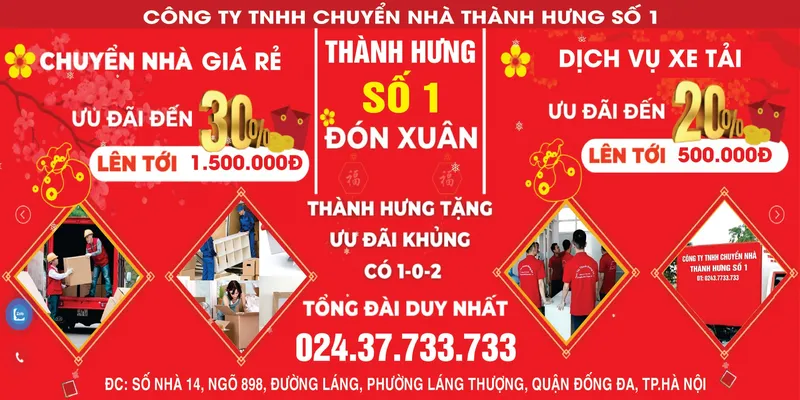 Sản phẩm 1234 — Công Ty TNHH Chuyển Nhà Thành Hưng Số 1 — MST 0108555889