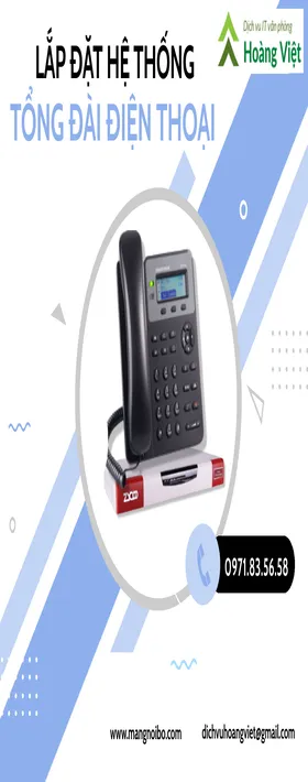 Sản phẩm lap dat he thong tong dai hoang viet — Công Ty TNHH Đầu Tư TM & DV Hoàng Việt — MST 0108561970