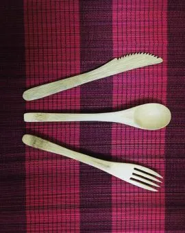 Sản phẩm Bamboo cutlery 2  270x340 — ống Hút Tự Nhiên GrowGreen - Công Ty TNHH Growgreen — MST 0108579343
