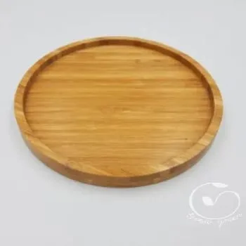 Sản phẩm Bamboo wooden round tray 350x350 — ống Hút Tự Nhiên GrowGreen - Công Ty TNHH Growgreen — MST 0108579343