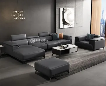 Sản phẩm ghe sofa da phong khach d116 4 — Sofa Phúc Gia - Công Ty Tnhh Nội Thất Kim Thiên Trường — MST 0108580236