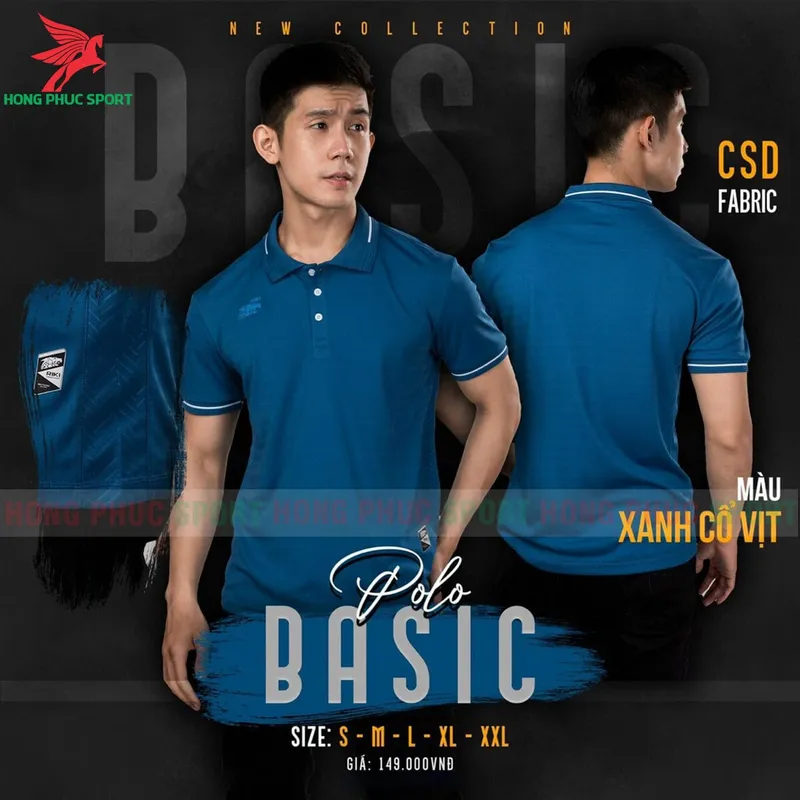 Sản phẩm riki basic xanh co vit 1200x1200 — Đồ Thể Thao Hồng Phúc Sport - Công Ty TNHH TM Và DV Thể Thao Hồng Phúc — MST 0108597712