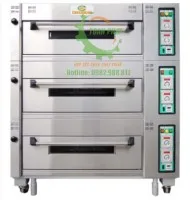 Sản phẩm lo nuong 3 tang 9 khay min — Công Ty TNHH Xuất Nhập Khẩu Công Nghệ Máy Thực Phẩm Toàn Phát — MST 0108620295