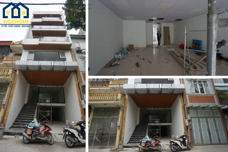 Sản phẩm thi cong nha anh huynh long bien 1 — Thiết Kế Xây Dựng - Công Ty CP Kiến Trúc Xây Dựng Và Đầu Tư Vicohome — MST 0108633470