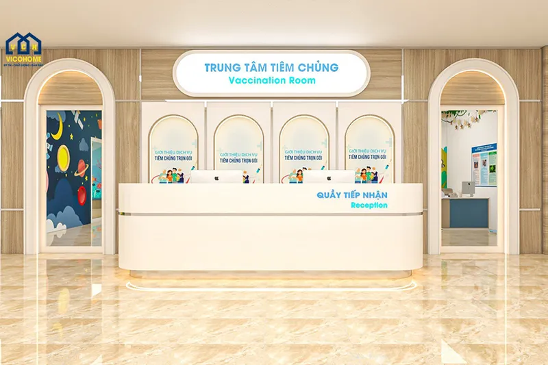 Sản phẩm thiet ke trung tam tiem chung le tan 05112022 — Thiết Kế Xây Dựng - Công Ty CP Kiến Trúc Xây Dựng Và Đầu Tư Vicohome — MST 0108633470