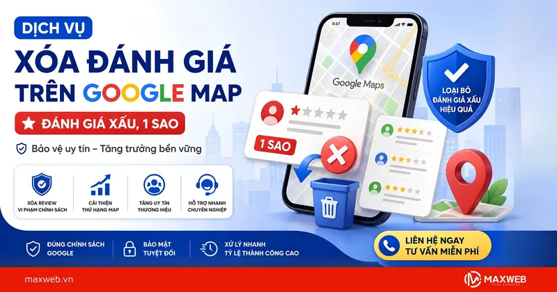 Sản phẩm dich vu xoa danh gia tren google map — Công Ty TNHH Giải Pháp Công Nghệ Và Truyền Thông MBS — MST 0108651511
