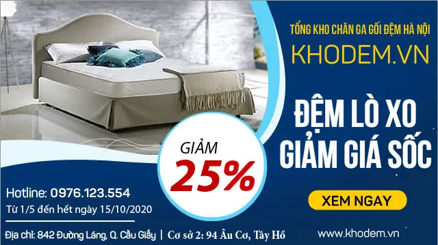 Sản phẩm dem lo xo khuyen mai 2020 — Chăn Ga Gối Đệm A.H.A - Công Ty TNHH Sản Xuất Thương Mại A.H.A — MST 0108655308