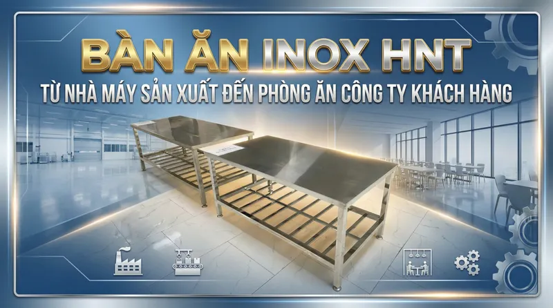 Sản phẩm Poster Ban an inox HNT an tuong 1400x781 — Băng Tải HNT - Công Ty TNHH Kỹ Thuật Công Nghệ HNT — MST 0108659084