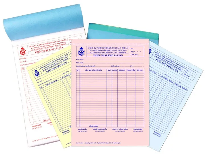 Sản phẩm hoa don — Công Ty TNHH In Hoàng Kiên — MST 0108691088