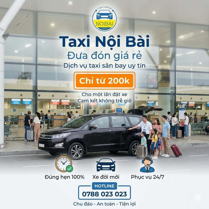 Sản phẩm xe dua don san bay noi bai 2 — Công Ty CP Thương Mại Và Dịch Vụ Vận Tải Du Lịch Nội Bài 247 — MST 0108701829