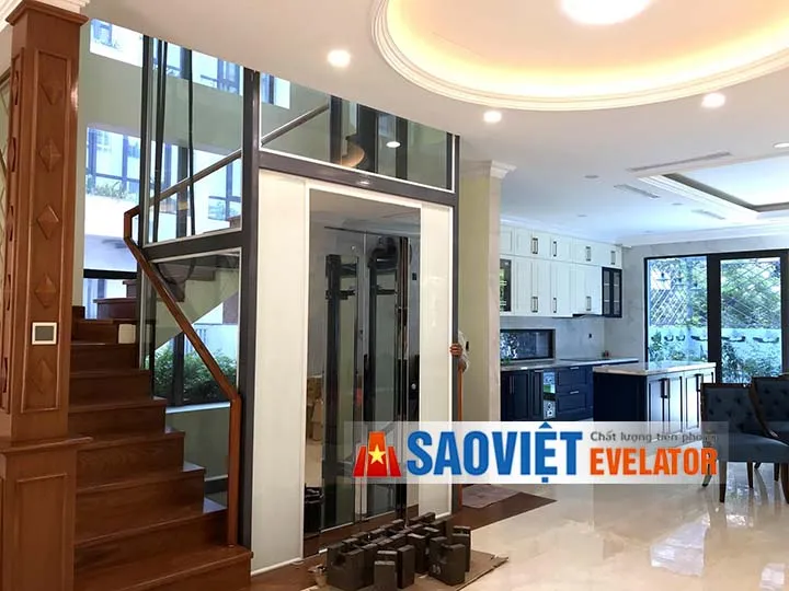 Sản phẩm thang máy gia đình giá rẻ — Công Ty TNHH Thang Máy Và Thiết Bị Sao Việt — MST 0108706062
