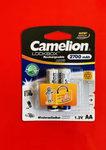 Sản phẩm Pin sạc AA 2700 Camelion mới 2 340x480 — Pin Số 1 - Công Ty TNHH Sản Xuất Thương Mại Thạch Anh — MST 0108715148