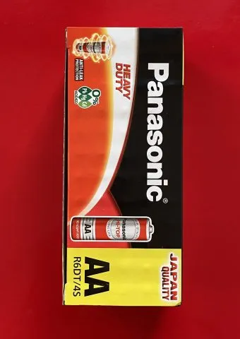 Sản phẩm Pin tiểu đỏ Panasonic R6DT_4S  340x480 — Pin Số 1 - Công Ty TNHH Sản Xuất Thương Mại Thạch Anh — MST 0108715148