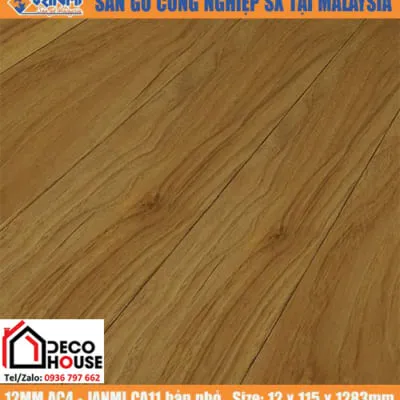 Sản phẩm san go janmi ca11 ban nho 12mm 400x400 — Sàn Gỗ DECOHOUSE - Công Ty TNHH TM Và DV Xây Dựng DECOHOUSE Việt Nam — MST 0108721335