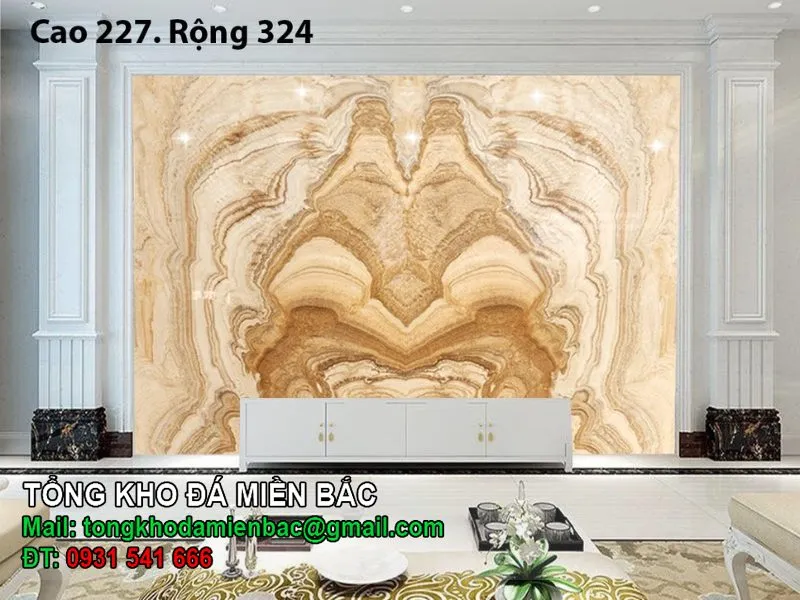 Sản phẩm tranh da onyx xuyen sang cao 227 rong 324 — Công Ty TNHH Đầu Tư Phát Triển VN.Stone — MST 0108721568