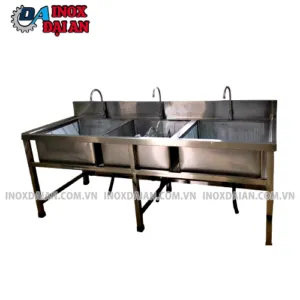 Sản phẩm chau rua bat inox cong nghiep 3 ho 300x300 — Công Ty TNHH Công Nghệ Và Sản Xuất Đại An — MST 0108738716