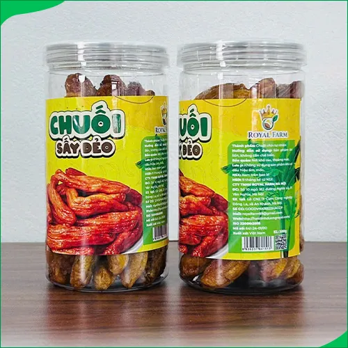 Sản phẩm chuoi say deo — Hạt Dinh Dưỡng Royal Farm - Công Ty TNHH Royal Farm Hà Nội — MST 0108746587