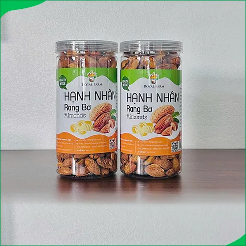 Sản phẩm hanh nhan rang bo 1 — Hạt Dinh Dưỡng Royal Farm - Công Ty TNHH Royal Farm Hà Nội — MST 0108746587