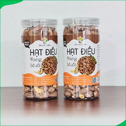 Sản phẩm hat dieu rang muoi 3 — Hạt Dinh Dưỡng Royal Farm - Công Ty TNHH Royal Farm Hà Nội — MST 0108746587