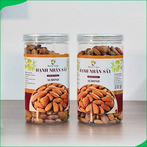 Sản phẩm hat hanh nhan say 1 — Hạt Dinh Dưỡng Royal Farm - Công Ty TNHH Royal Farm Hà Nội — MST 0108746587
