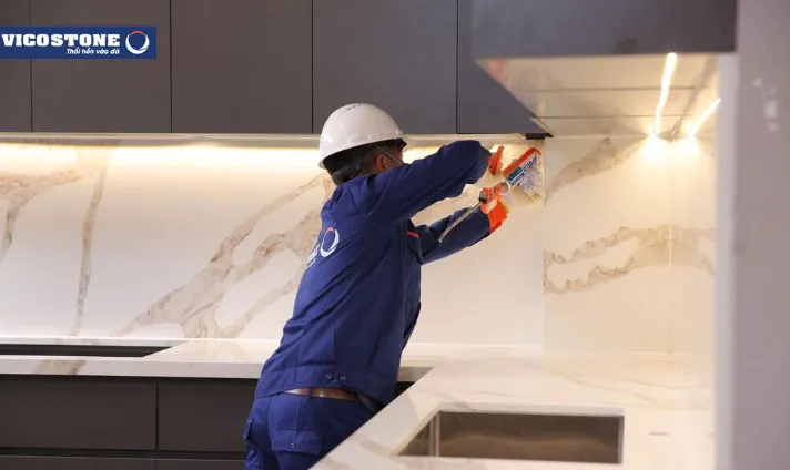 Sản phẩm thi cong da vicostone 2 — Công Ty TNHH Dịch Vụ Và Thương Mại ROYAL STONE — MST 0108753601
