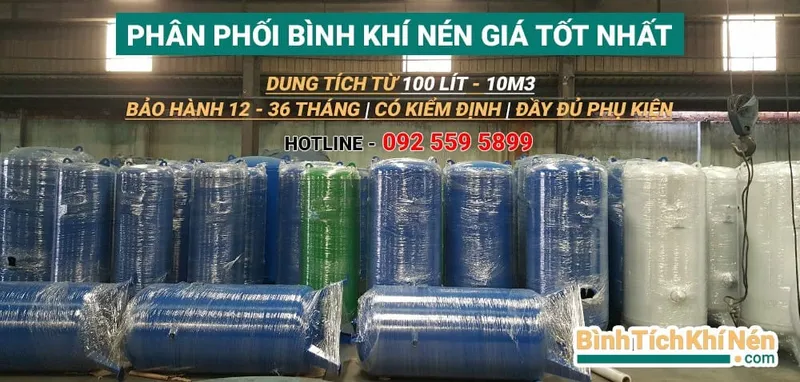 Sản phẩm binh chua khi nen 1 — Bình Khí Nén 24h - Công Ty Cổ Phần Thương Mại Thiết Bị Hà Thành — MST 0108761391
