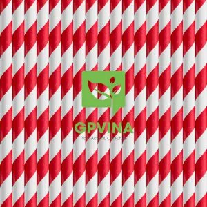 Sản phẩm paper straws red white tripe product gpvina 1 300x300 — Công Ty CP Sản Xuất GP Vina — MST 0108766495