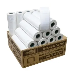 Sản phẩm Giay in 50x30 600 tem 300x300 — Công Ty TNHH Thương Mại Và Sản Xuất TGH Việt Nam — MST 0108771174