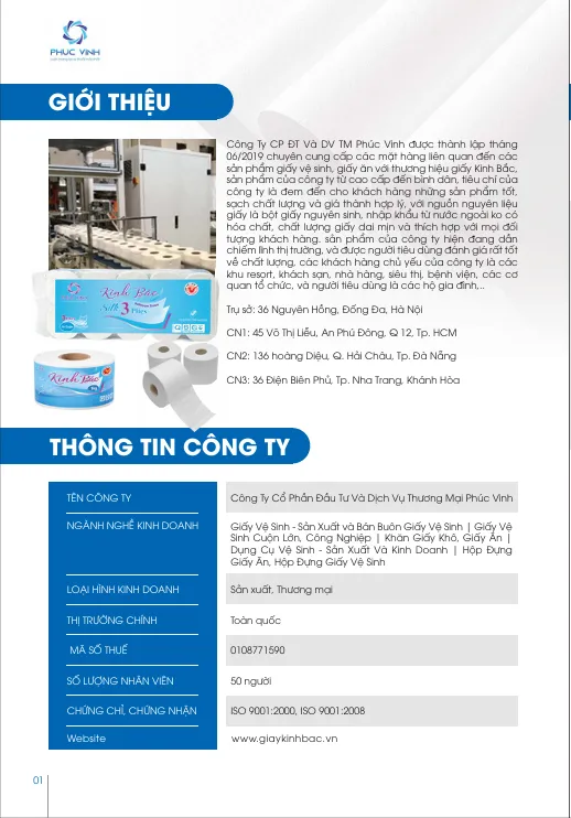 Sản phẩm HSKB3 — Công Ty Cổ Phần Đầu Tư Và Dịch Vụ Thương Mại Phúc Vinh — MST 0108771590