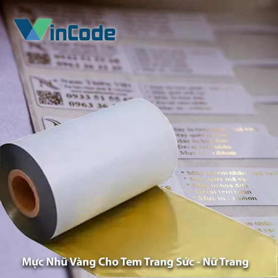 Sản phẩm muc in resin nhu vang — Thiết Bị Mã Vạch Nam Bình Xương - Công Ty TNHH Nam Bình Xương — MST 0108783483