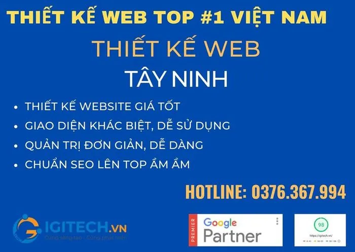 Sản phẩm thiet ke web tay ninh — Thiết Kế Website IGITECH - Công Ty Cổ Phần Giải Pháp Và Phát Triển IGITECH — MST 0108786910