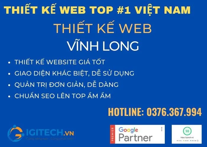Sản phẩm thiet ke web vinh long — Thiết Kế Website IGITECH - Công Ty Cổ Phần Giải Pháp Và Phát Triển IGITECH — MST 0108786910