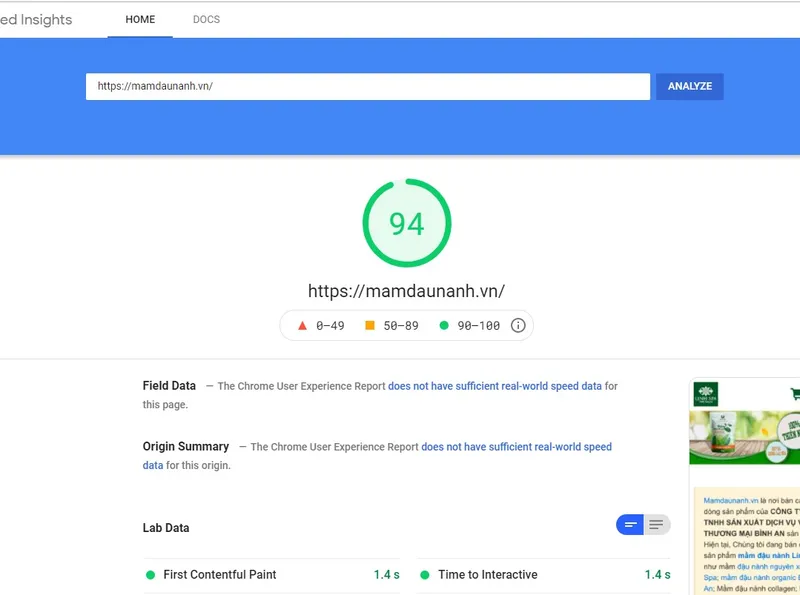 Sản phẩm toi uu toc do — Thiết Kế Website IGITECH - Công Ty Cổ Phần Giải Pháp Và Phát Triển IGITECH — MST 0108786910