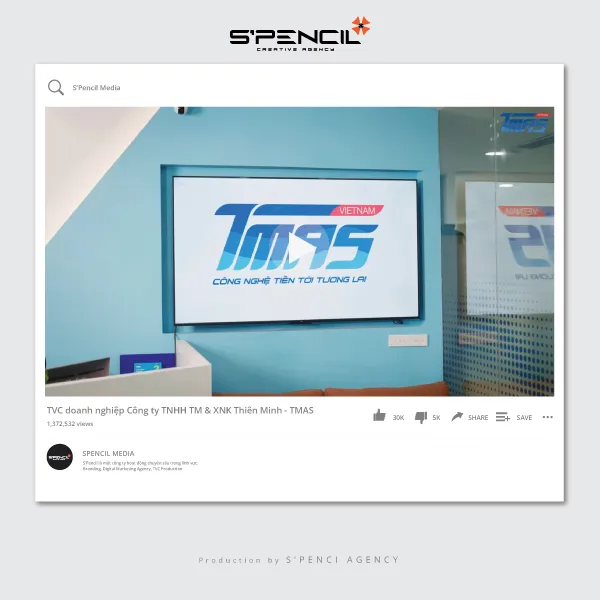 Sản phẩm TVC Production Spencil 9 — Công Ty CP Dịch Vụ Và Thương Hiệu HDC Việt Nam — MST 0108789245