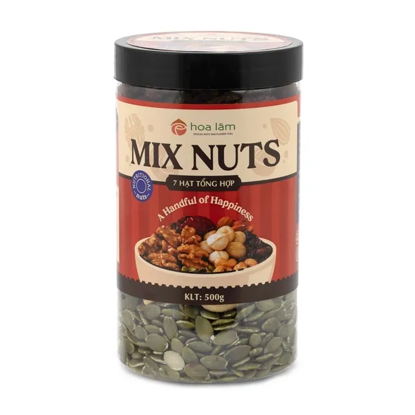 Sản phẩm Mix7 500g Copy — Hạt Dinh Dưỡng Hoa Lâm - Công Ty Cổ Phần Hạt Hoa Lâm — MST 0108794012