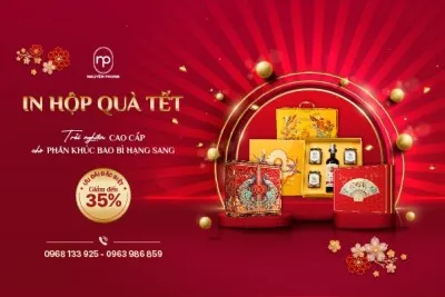 Sản phẩm in hop qua tet cao cap giam gia 35 — Công Ty TNHH Sản Xuất Và Thương Mại Nguyên Phong — MST 0108837932