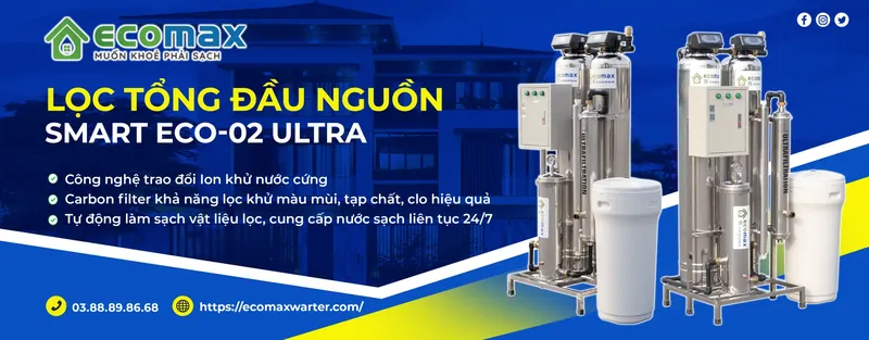 Sản phẩm thiet bi loc nuoc dau nguon sinh hoat tot nhat ecomax — Công Ty TNHH TM SX ECOMAX — MST 0108857174