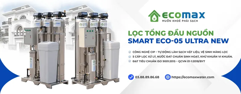 Sản phẩm xu ly nuoc ecomax chinh hang — Công Ty TNHH TM SX ECOMAX — MST 0108857174