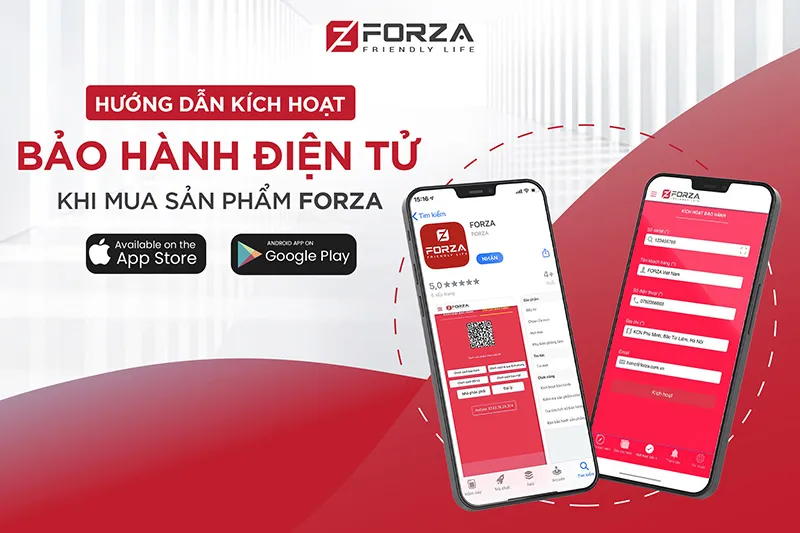 Sản phẩm bao hanh dien tu — Công Ty TNHH Forza Việt Nam — MST 0108866098
