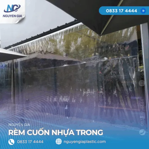 Sản phẩm rem cuon nhua pvc trong suot 500x500 — Công Ty TNHH Sản Xuất Và Kinh Doanh Nguyễn Gia — MST 0108870601