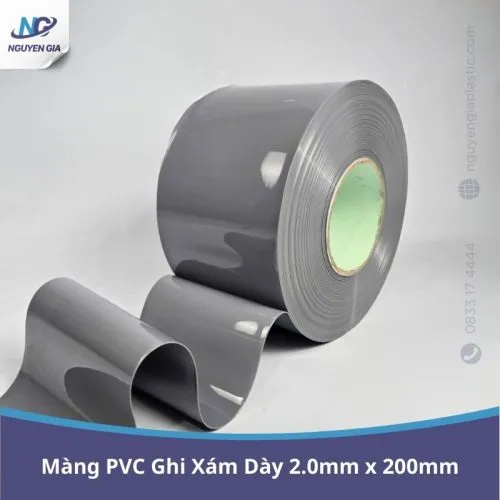 Sản phẩm mang nhua pvc ghi xam 2.0mm x 200mm 500x500 — Công Ty TNHH Sản Xuất Và Kinh Doanh Nguyễn Gia — MST 0108870601