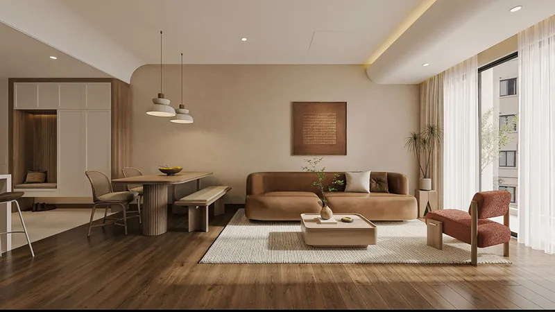 Sản phẩm one verandah 94m2 phong khach 09 — Chi Nhánh Công Ty TNHH Xây Dựng Và Thương Mại Phúc Minh Dũng — MST 0108907410