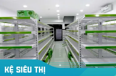Sản phẩm Ke sieu thi 01 — Kệ Sắt Quang Minh - Công Ty TNHH Đầu Tư Thương Mại Và Dịch Vụ 668 — MST 0108912795