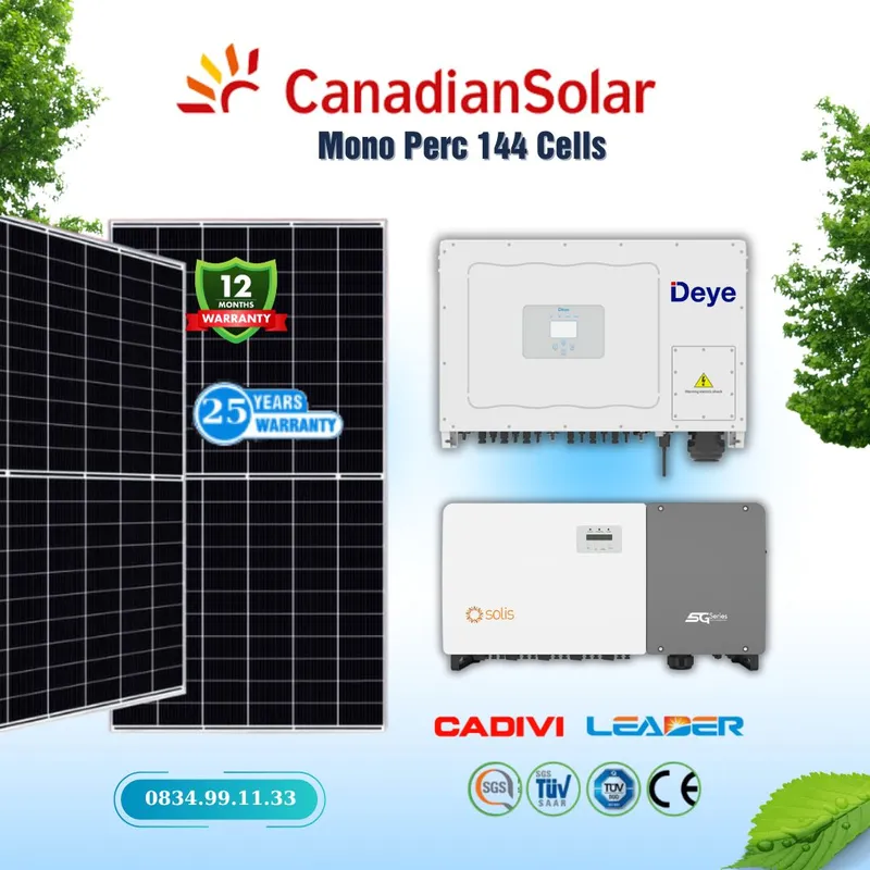 Sản phẩm 100kw  — Công Ty TNHH Sản Xuất Và Thương Mại Năng Lượng Xanh Việt Nam — MST 0108914658